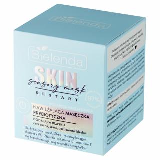 Bielenda Skin Restart Sensory Mask Nawilżająca Maseczka Prebiotyczna Dodająca Blasku 50ml