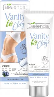 Bielenda Vanity Bio Clays Krem Do Depilacji Z Niebieską Glinką - Skóra Normalna 100ml