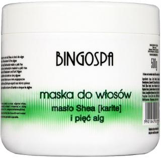 BingoSpa Maska do Włosów Kręconych z Masłem Shea Karite i Pięcioma Algami 500 g