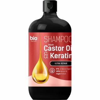 Bio Naturell Black Castor Oil Keratin Szampon dla Wszystkich Typów Włosów 946 ml