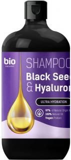 Bio Naturell Black Seed Oil Hyaluronic Acid Szampon dla Wszystkich Typów Włosów 946 ml