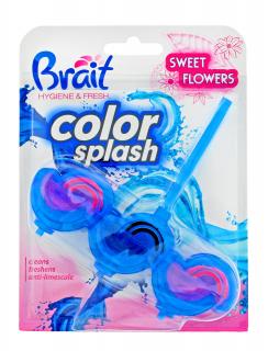 Brait Hygiene Fresh Kostka Toaletowa 2-Fazowa Color Splash Do Wc Sweet Flowers 45g