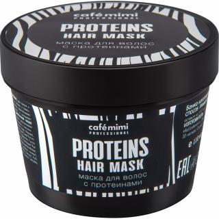 CAFE MIMI Maska z Proteinami do Włosów Cienkich i Łamliwych 110 ml