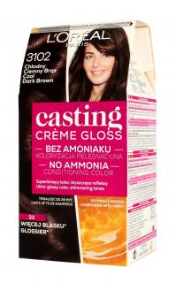 Casting Creme Gloss Krem Koloryzujący Nr 3102 Chłodny Ciemny Brąz 1op.