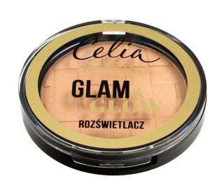 Celia De Luxe Rozświetlacz Glam Glow Nr 106 Gold 9g