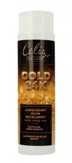 Celia Gold 24k Luksusowy Płyn Micelarny - Każdy Rodzaj Cery 200ml