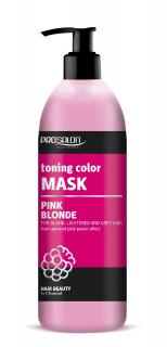 Chantal Prosalon Pink Blonde Maska Tonująca Kolor Do Włosów Blond,Rozjaśnianych I Siwych 500g