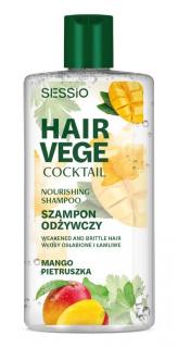 Chantal Sessio Hair Vege Szampon do Włosów Osłabionych Łamliwych Szorstkich Wysokoporowatych Mango Natka pietruszki 300 ml