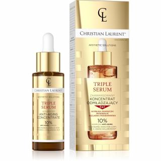 Christian Laurent Aesthetic Solutions Zaawansowany Koncentrat Odmładzający 3w1 Triple Serum - 10% Kompleks Anti-Aging