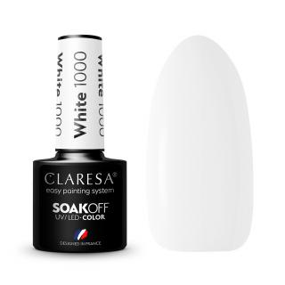 Claresa Lakier Hybrydowy do Paznokci White 1000  5g