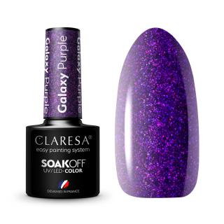 Claresa Lakier Hybrydowy Galaxy - Purple 5g