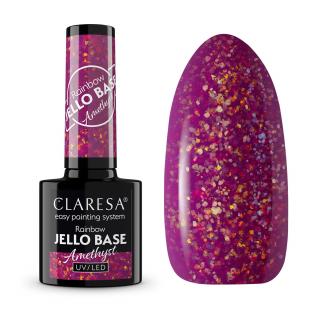 Claresa Rainbow Baza Hybrydowa Jello Base Amethyst