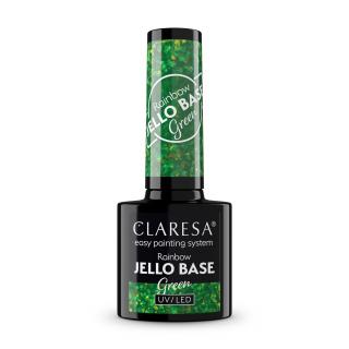 Claresa Rainbow Baza Hybrydowa Jello Base Green