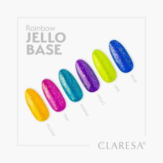 Claresa Rainbow Jello Base Baza Hybrydowa Blue 5 g