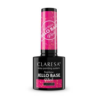 Claresa Rainbow Jello Base Baza Hybrydowa Pink 5 g