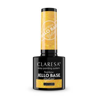 Claresa Rainbow Jello Base Baza Hybrydowa Yellow 5 g