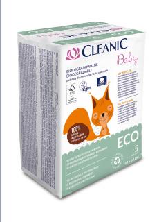 Cleanic Baby Eco Podkłady Jednorazowe Dla Niemowląt - Biodegradowalne 1op.-5szt