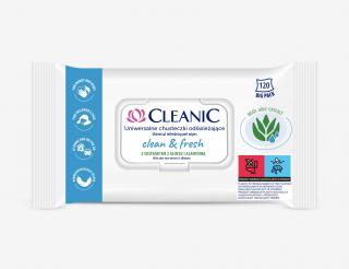 Cleanic Uniwersalne Chusteczki Odświeżające Clean Fresh 1op.-120szt