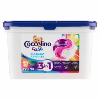 Coccolino Care Caps Kapsułki do Prania 3in1 - Color (18 Prań) 311g