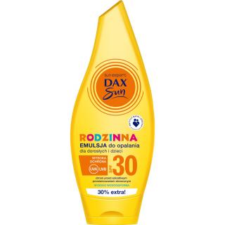 Dax Sun Emulsja do Opalania dla Dorosłych i Dzieci SPF 30 Wersja Rodzinna 250 ml