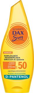 Dax Sun Emulsja Do Opalania Nawilżająco-Regenerująca Spf50 Z D-Pantenolem 175ml