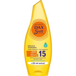 Dax Sun Emulsja do Opalania SPF 15 Masło Kakaowe 175 ml