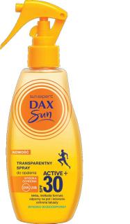 Dax Sun Transparentny Spray Do Opalania Active+ Spf30 200ml