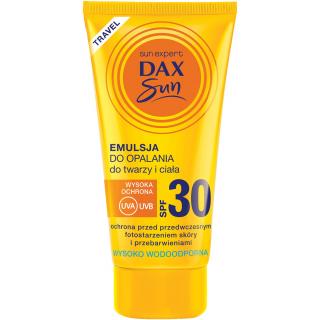 Dax Sun TRAVEL Emulsja do Opalania do Twarzy i Ciała SPF 30 50 ml