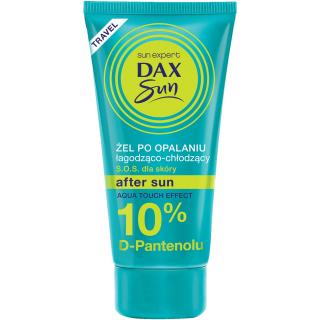 Dax Sun TRAVEL Żel Chłodząco Łagodzący po Opalaniu 10% D-PANTENOL SOS dla Skóry 50 ml