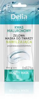 Delia Beauty Żelowa Maseczka Nawilżająca z Kwasem Hialuronowym 8ml