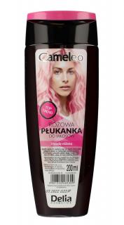 Delia Cosmetics Cameleo Płukanka Do Włosów Różowa Z Wodą Różaną 200ml