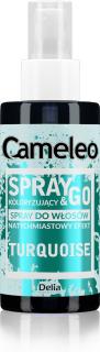 Delia Cosmetics Cameleo Spray Go Spray Koloryzujący Do Włosów Turkusowy 150ml
