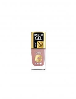 Delia Cosmetics Coral Hybrid Gel Emalia Do Paznokci Nr 43 Mocha 11ml