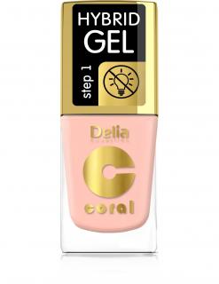 Delia Cosmetics Coral Hybrid Gel Lakier Hybrydowy do Paznokci nr 113 (Bez Lampy) 11ml