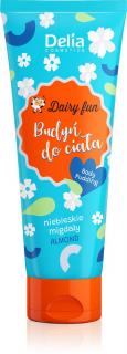 Delia Cosmetics Dairy Fun Budyń do Ciała - Niebieskie Migdały (Almond) 250ml