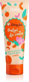 Delia Cosmetics Dairy Fun Budyń do Ciała - Pomarańczowy Zawrót głowy (Orange) 250ml