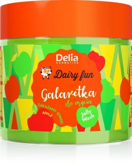 Delia Cosmetics Dairy Fun galaretka do Mycia Ciała - Zakazany Owoc (Apple) 350g