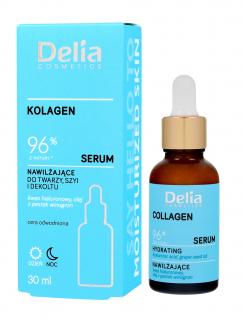 Delia Cosmetics Serum Do Twarzy, Szyi I Dekoltu Kolagen 96% Z Natury 30 Ml