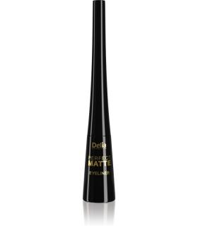 Delia Cosmetics Shape Master Eyeliner Matowy W Płynie Perfect Matte - Black 4ml