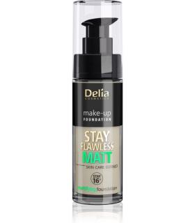 Delia Cosmetics Stay Flawless Matt Podkład Matujący 16h Nr 404 Cashmere 30ml