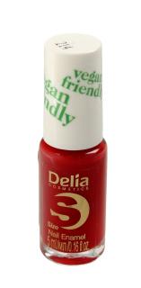 Delia Cosmetics Vegan Friendly Emalia Do Paznokci Size S Nr 214 Lady In Red 5ml