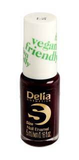Delia Cosmetics Vegan Friendly Emalia Do Paznokci Size S Nr 225 Black Berry 5ml