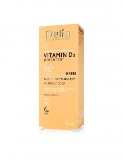 Delia Cosmetics Vitamin D3 Precursor Krem Silnie Rewitalizujący Do Okolic Oczu Na Dzień I Noc 15ml