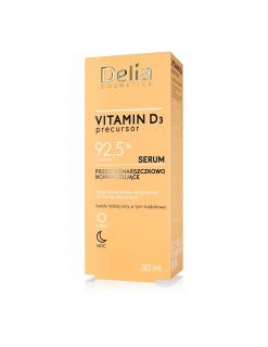 Delia Cosmetics Vitamin D3 Serum Przeciwzmarszczkowo - Normalizujące Na Dzień I Noc 30ml