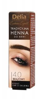 Delia Henna Do Brwi - Tradycyjna 4.0 Brązowy 2g