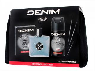 Denim Zestaw Kosmetyczka Black Woda po Goleniu + Deo