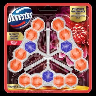 Domestos Kostka Toaletowa Aroma Lux Dahlia Flower  Dragonfruit 3x55g