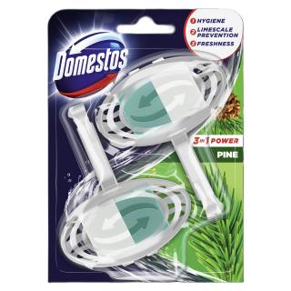 Domestos Kostka Toaletowa do WC 3W1 Power Koszyk Duo Sosna 2 x 35 g