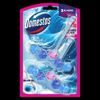 Domestos Kostka Toaletowa Power 5 Blue Water Pink 2x48g