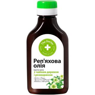 Domowy Doktor Olejek Łopianowy Przeciwłupieżowy do Włosów Drzewo Herbaciane i Rozmaryn 100ml